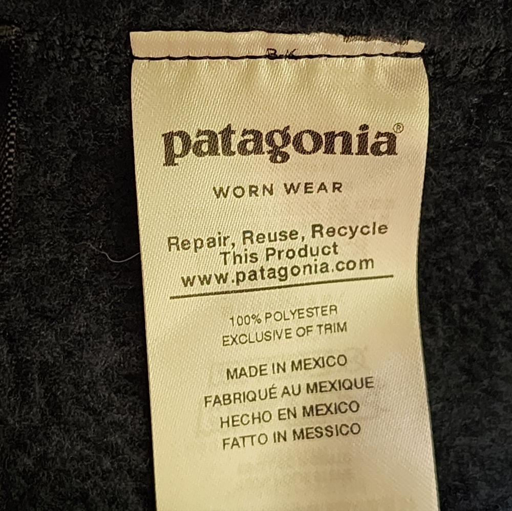 Patagonia Navy Blue Fleece Pullover - Picture 7 of 8